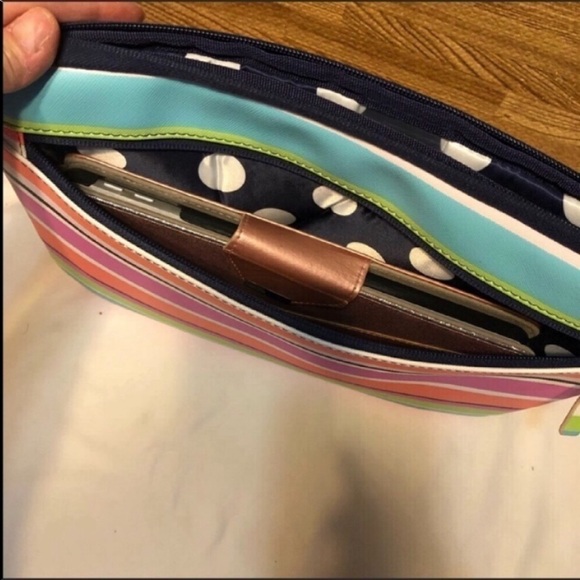 Color block padded iPad/laptop bag - Picture 5 of 6